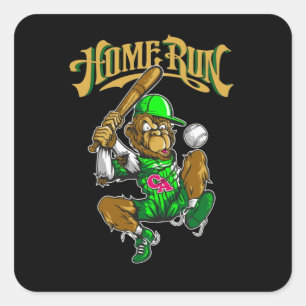 Adesivo Quadrado as palavras quot thunder quot nele