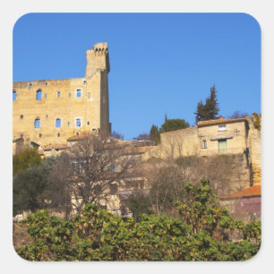 Adesivo Quadrado As ruínas do castelo de verão do Papa em