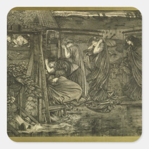 Adesivo Quadrado As Virgens Sábias e Idiotas