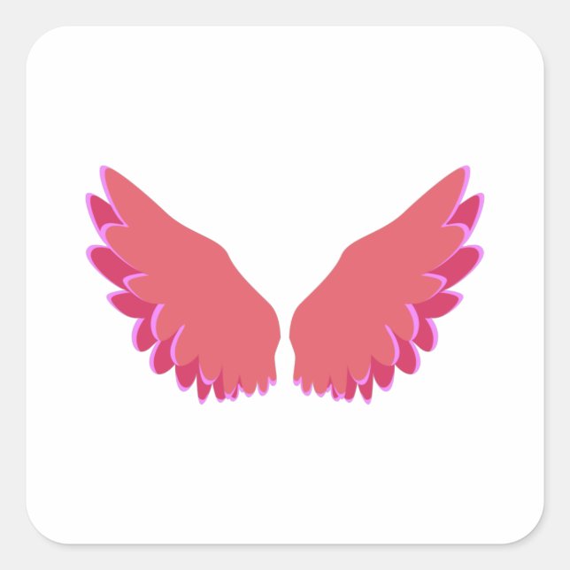 Adesivo Quadrado Asas de Angel (Frente)