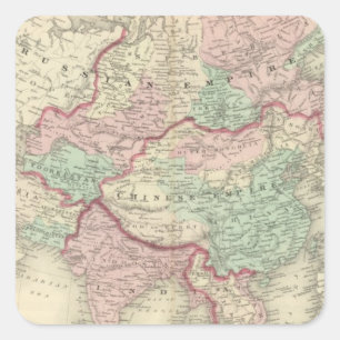 Adesivo Quadrado Ásia 19