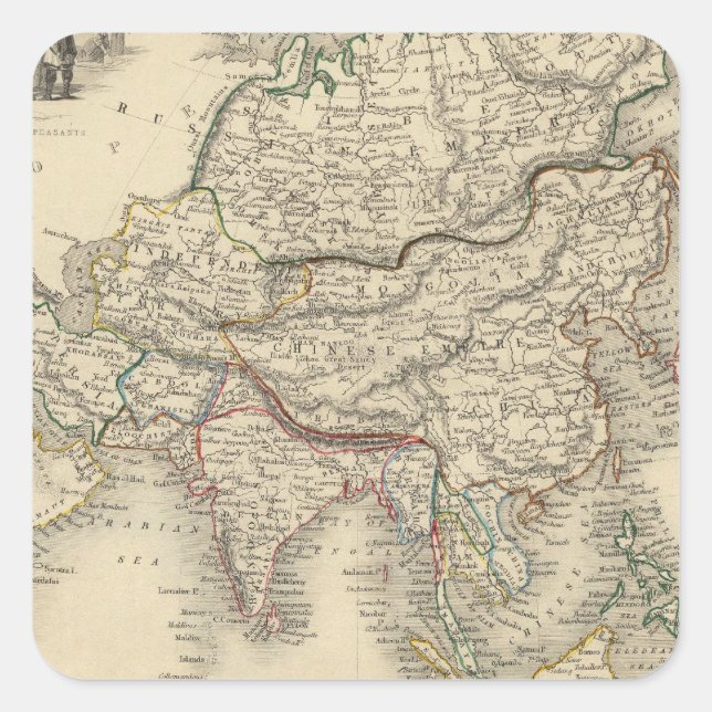 Adesivo Quadrado Ásia 31 (Frente)