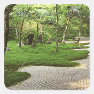 Adesivo Quadrado Ásia, Japão, Fukuoka, Dazaifu, Templo Komyoji