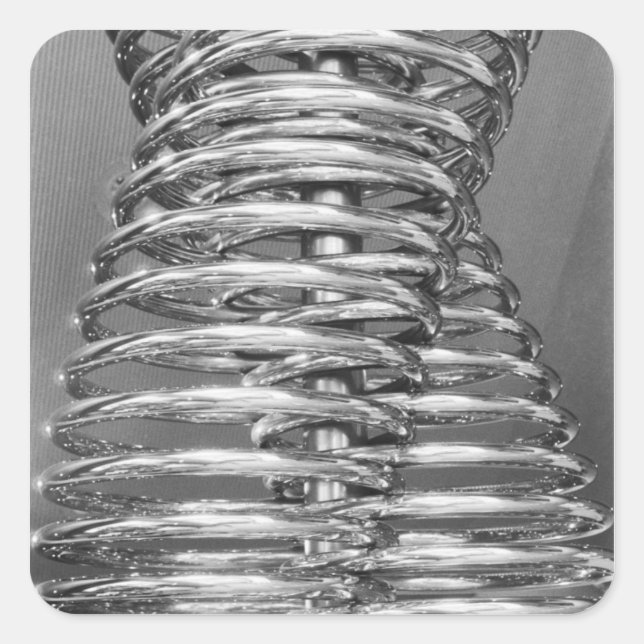 Adesivo Quadrado Ásia, Japão, Tóquio. Tubo com óleo, Tepco Energia  (Frente)