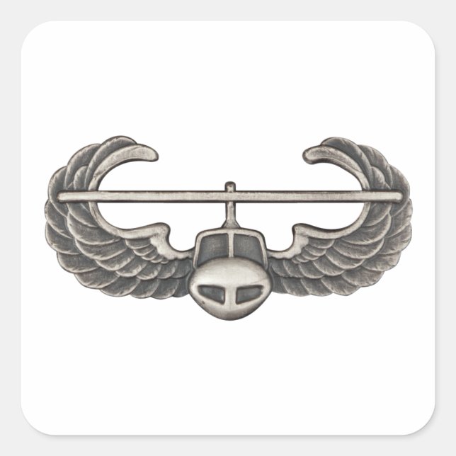 Adesivo Quadrado Assalto aéreo (Frente)
