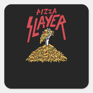 Adesivo Quadrado Assassino de Pizza