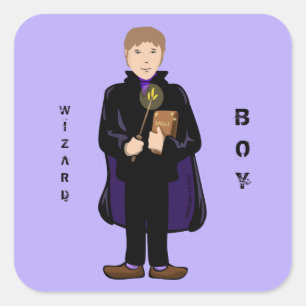 Adesivo Quadrado Assistente Boy Sticker