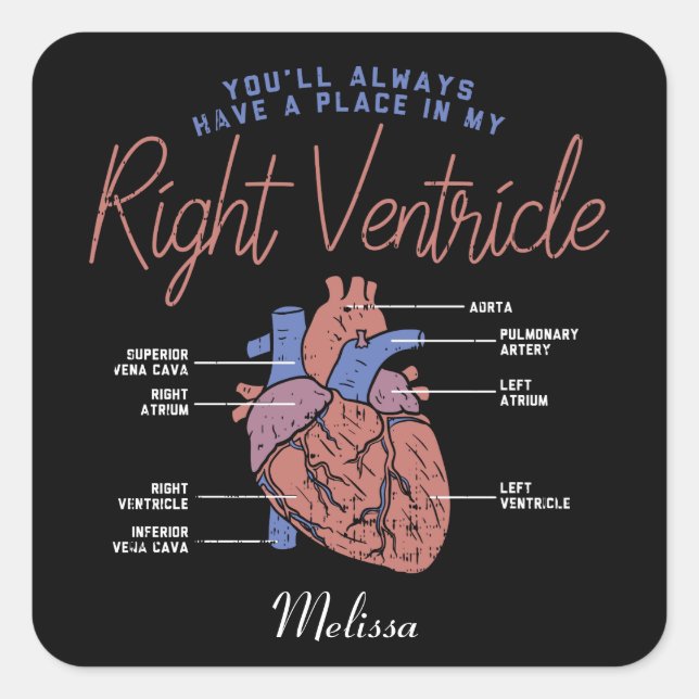 Adesivo Quadrado Assistente médico Enfermeiro paramédico EMT Person (Frente)