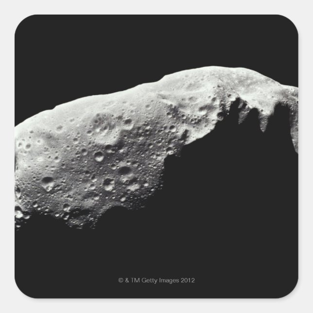 Adesivo Quadrado Asteroide 243 Ida (Frente)