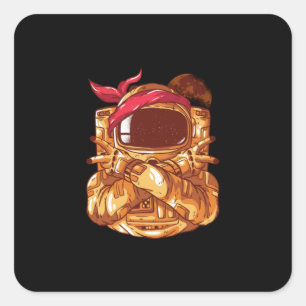 ADESIVO QUADRADO ASTRONAUT GANGSTA