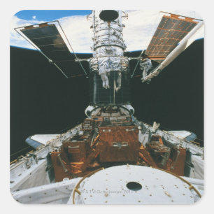 Adesivo Quadrado Astronautas do vaivém espacial