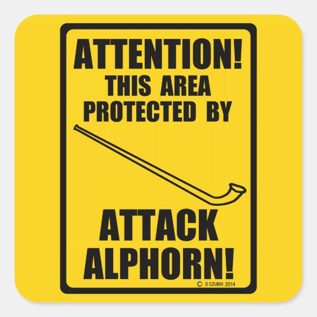 Adesivo Quadrado Atacar Alforn (Frente)