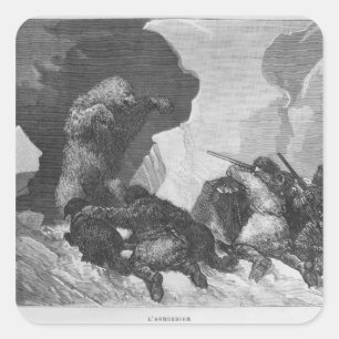 Adesivo Quadrado Ataque