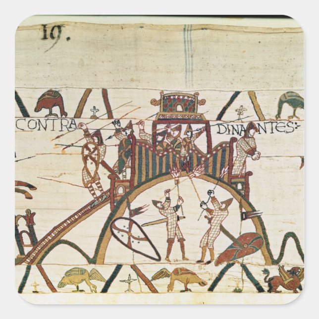 Adesivo Quadrado Ataque na cidade de Dinan (Frente)