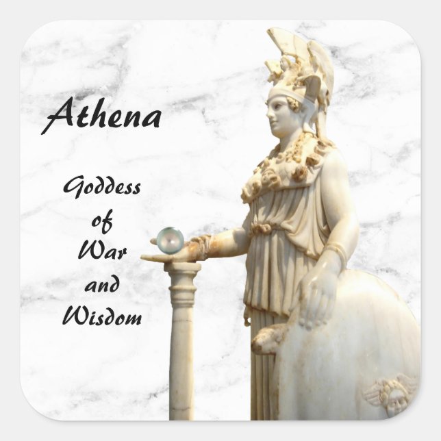 Adesivo Quadrado Athena 2 Sticker (Frente)