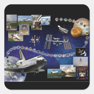 Adesivo Quadrado Atlantis Tribute