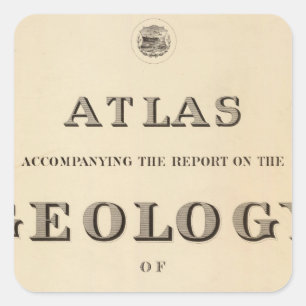 Adesivo Quadrado Atlas do frontispício