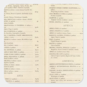 Adesivo Quadrado Atlas Internacional