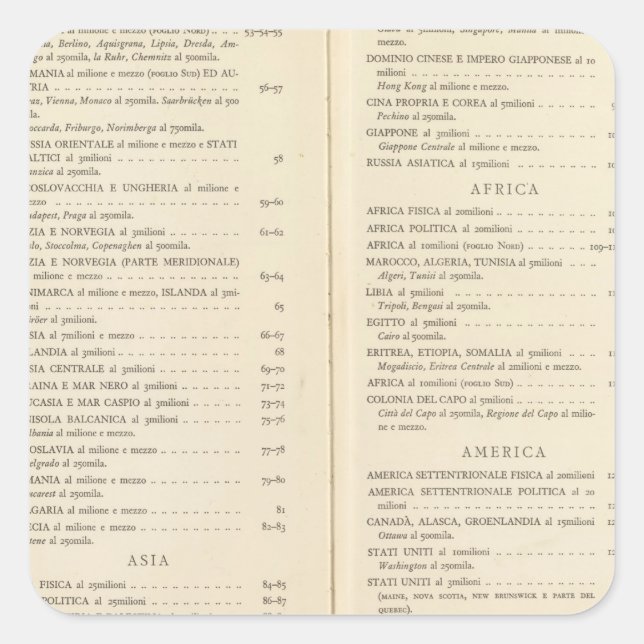 Adesivo Quadrado Atlas Internacional (Frente)