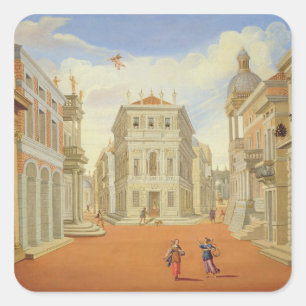 Adesivo Quadrado Ato II, cenas I e VIII