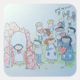 Adesivo Quadrado Atos de bondade