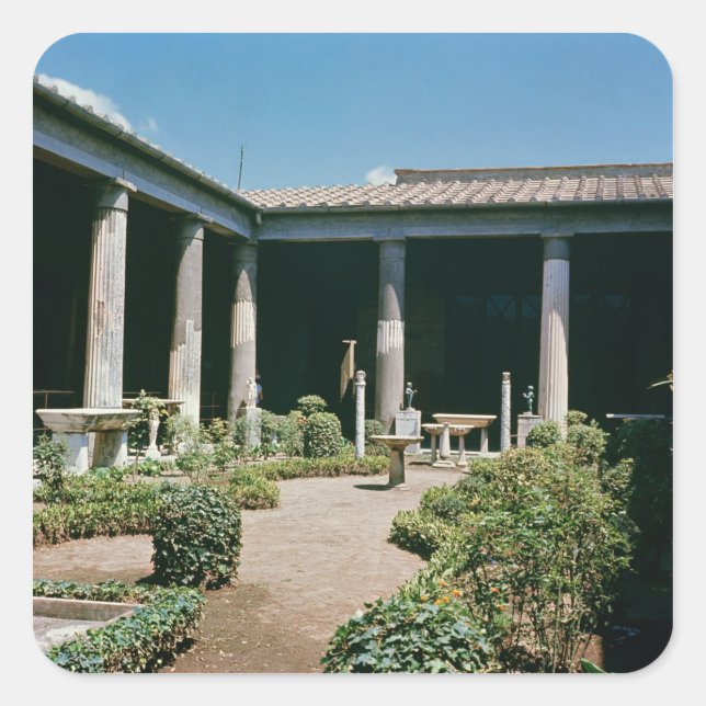 Adesivo Quadrado Atrium, Casa do Vettii (Frente)
