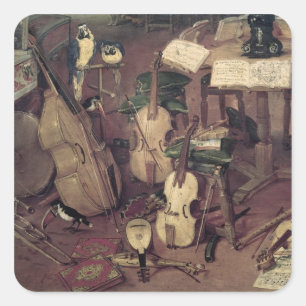 Adesivo Quadrado Audição, 1617