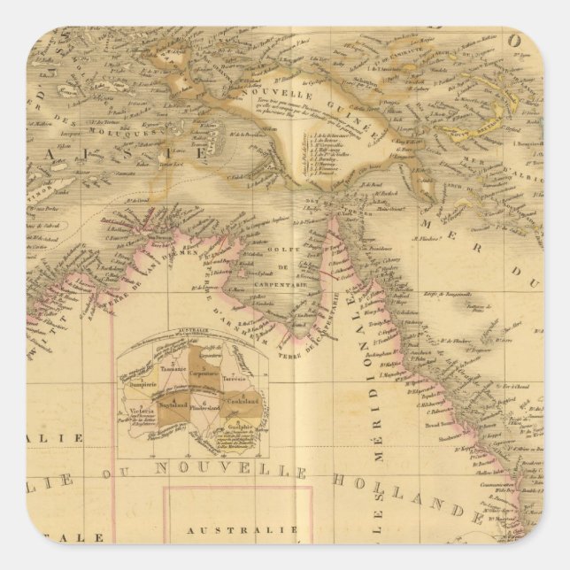 Adesivo Quadrado Austrália 8 (Frente)