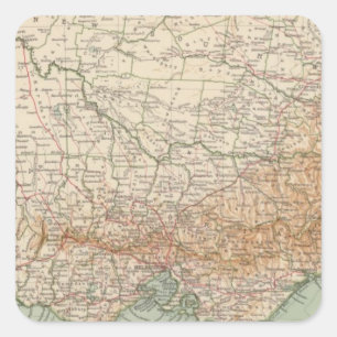 Adesivo Quadrado Austrália do sudeste por 168