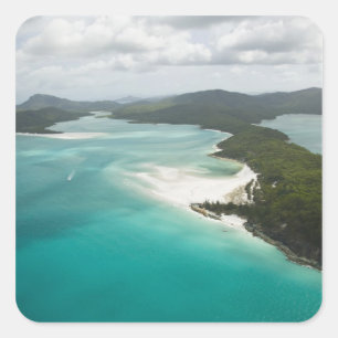 Adesivo Quadrado Austrália, Queensland, Costa de Whitsunday, 2