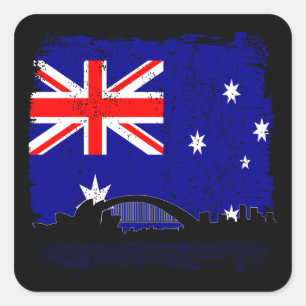 Adesivo Quadrado Australiana