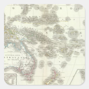 Adesivo Quadrado Australien - Austrália