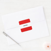 ÁUSTRIA: Bandeira da Áustria