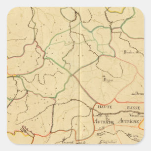 Adesivo Quadrado Áustria e república checa 3