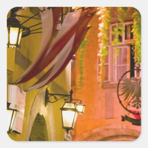 Adesivo Quadrado ÁUSTRIA, Viena: Fleischmarkt: Griechengasse