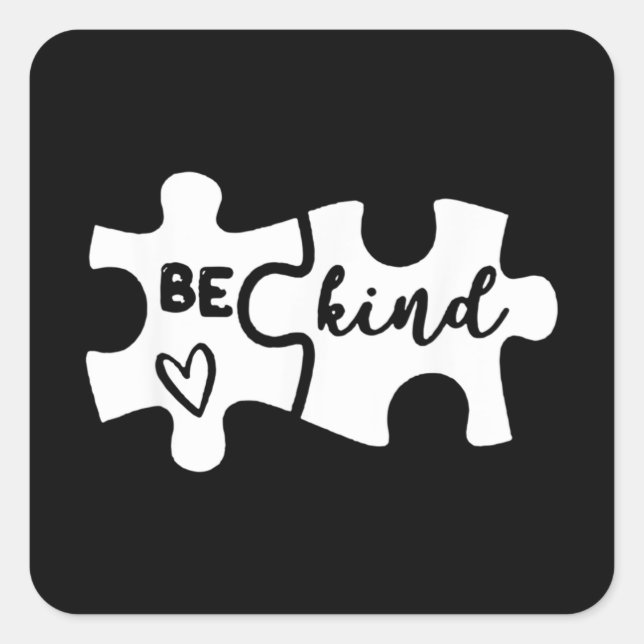 Adesivo Quadrado Autismo Ser Filho (Frente)