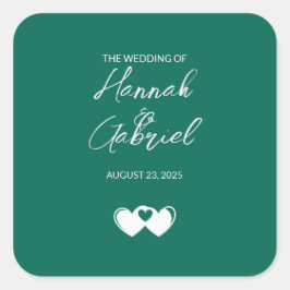 Adesivo Quadrado Autoadesivos Emerald Green