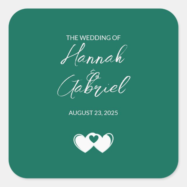 Adesivo Quadrado Autoadesivos Emerald Green (Frente)