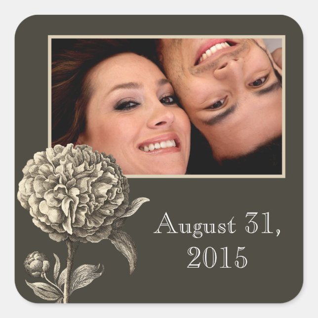 Adesivo Quadrado autocolante (Frente)