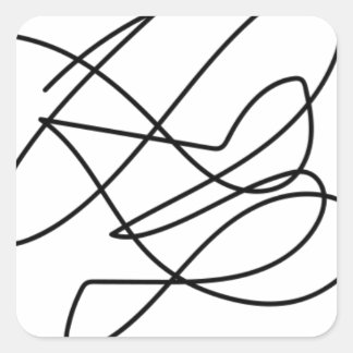 Adesivo Quadrado Autocolante de arte moderna