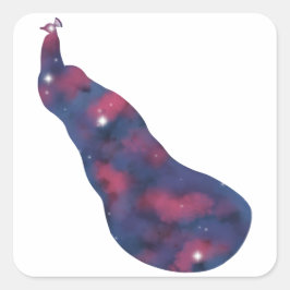 Adesivo Quadrado Autocolante de Paisagem Escuro