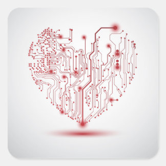 Adesivo Quadrado Autocolante elétrico