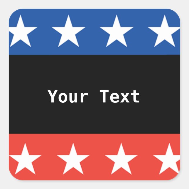 Adesivo Quadrado Autocolante personalizado (Frente)