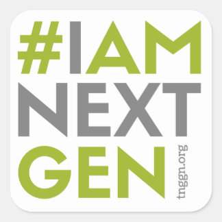 Adesivo Quadrado Autocolante quadrado #IAMNEXTGEN 3"x3"