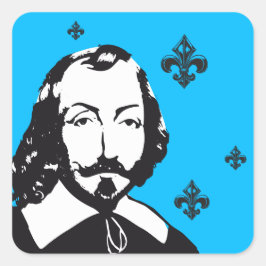 Adesivo Quadrado Autocolante x20 Champlain fleur de lys