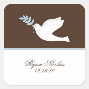 Adesivo Quadrado Autocolantes azuis