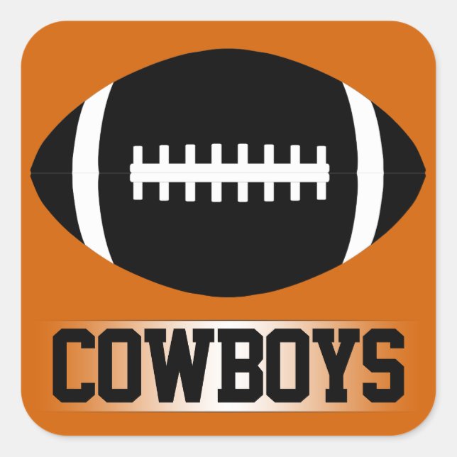 Adesivo Quadrado Autocolantes de futebol personalizados (Frente)