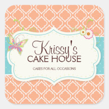 Autocolantes de galhardetes elegantes e divertidas