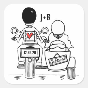 Adesivo Quadrado Autocolantes de motocicleta personalizados