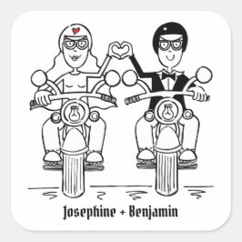 Adesivo Quadrado Autocolantes de motocicleta personalizados